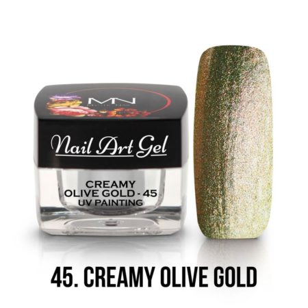 UV Painting Nail Art Gel - 45 - Creamy Olive Gold - 4g