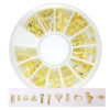 Strass nail art Gold