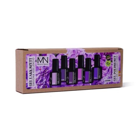 Gel Polish Set 03 - Lilac - 6 pcs x 6ml – Image 2