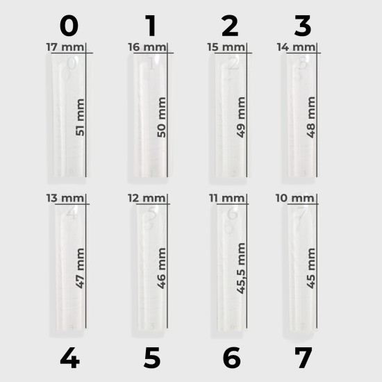 Mystic Nails Reverse Tip – Carré (150 pcs/boîte) – Image 2