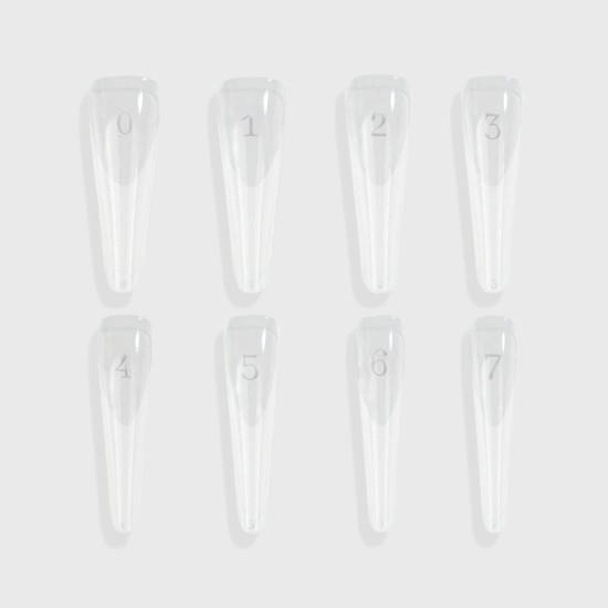 Mystic Nails Reverse Tip – Amande Russe smile line (150 pcs/boîte) – Image 3