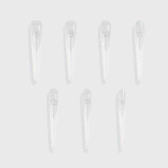 Mystic Nails Reverse Tip – Amande Russe smile line (150 pcs/boîte) – Image 4