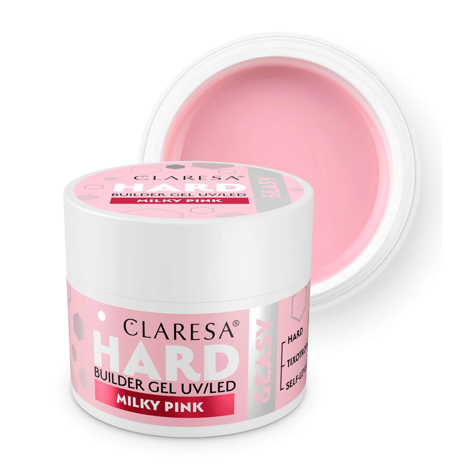 HARD&EASY BUILDER GEL MILKY PINK 45g