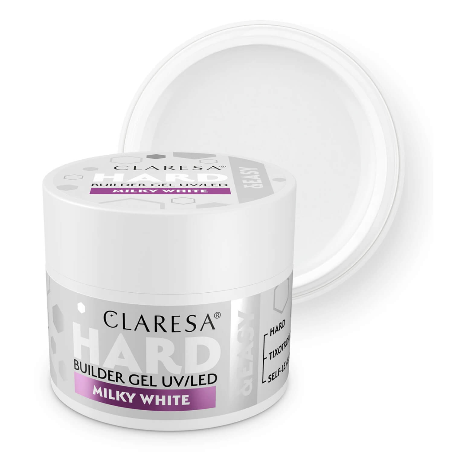 HARD&EASY BUILDER GEL MILKY WHITE 12g